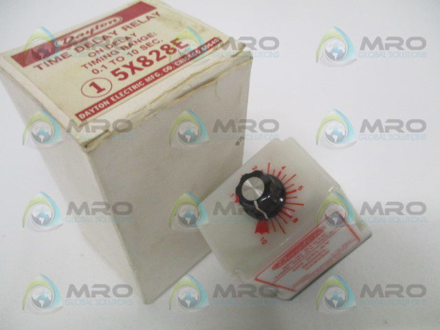DAYTON 5X828E TIME DELAY RELAY 0.1-10sec. 120VAC *NEW IN BOX*