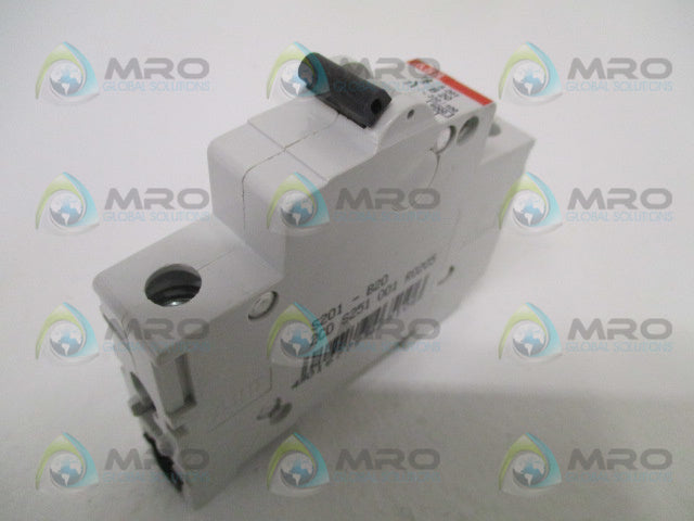 ABB S201-B20 CIRCUIT BREAKER 20A *NEW NO BOX*