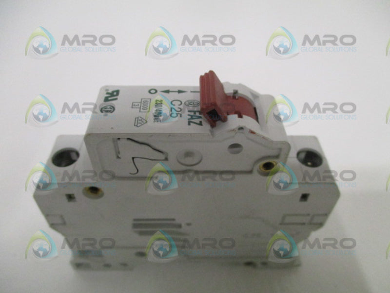 KLOCKNER MOELLER FAZC25 CIRCUIT BREAKER 25A  230/400V *NEW NO BOX*