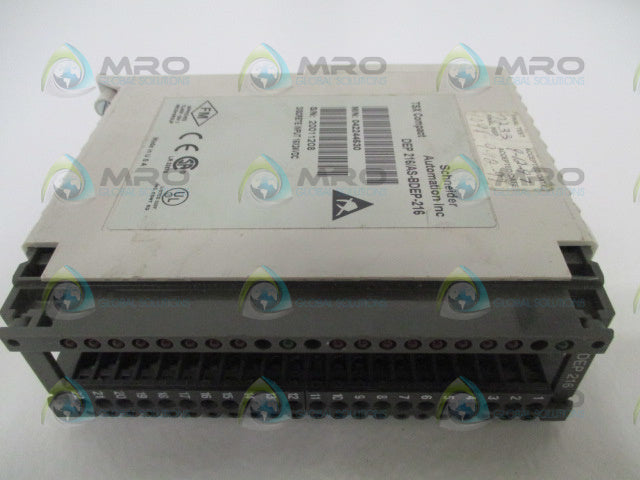 SCHNEIDER AEG TSX COMPACT DEP216/AS-BDEP-216 INPUT MODULE *USED*