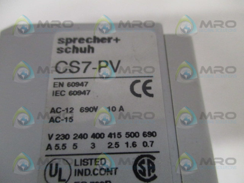 SPRECHER+SCHUH CS7-PV-40  NSMP