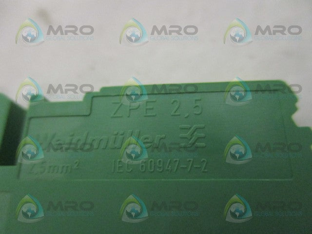 WEIDMULLER ZPE2.5 1608640000 TERMINAL BLOCK *NEW NO BOX*