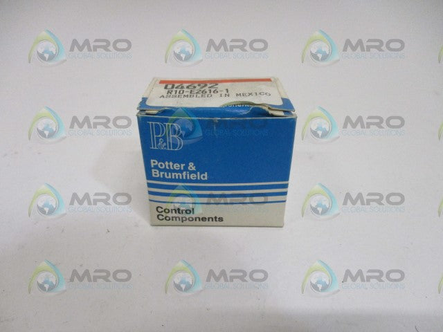 POTTER & BRUMFIELD R10-E2616-1 RELAY 12VDC 185 OHMS *NEW IN BOX*