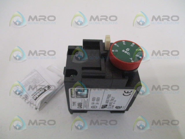 LOVATO 11G4866 DELAYED AUXILIARY CONTACT 6 sec. *NEW IN BOX*