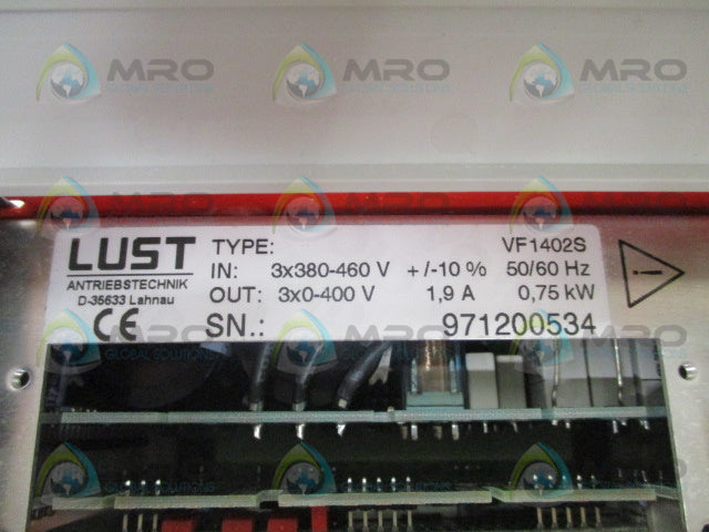 LUST ELECTRONICS VF1402S AC DRIVE 380-460V *NEW NO BOX*
