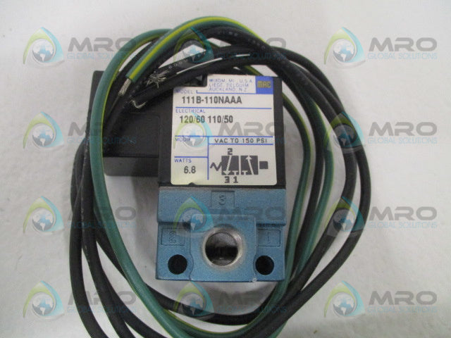 MAC 111B-110NAAA SOLENOID VALVE *NEW IN BOX*