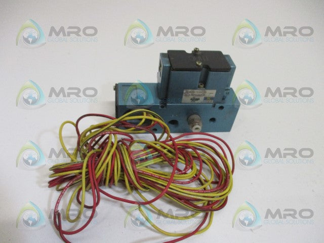 MAC 82A-BA-CKA-TM-DDA7-1DK SOLENOID VALVE (AS PICTURED) *USED*
