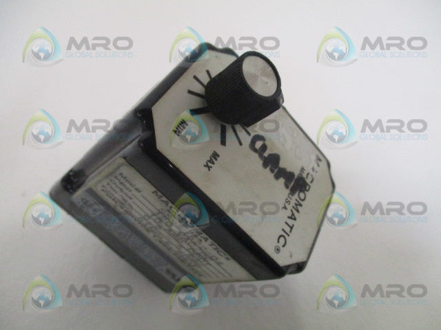 MACROMATIC SS-51522-04 TIME DELAY RELAY 120VAC 0.2-5SEC *USED*