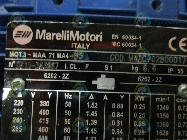 MARELLI MOTORI MAA 71MA4-B5 MOTOR *NEW IN BOX*