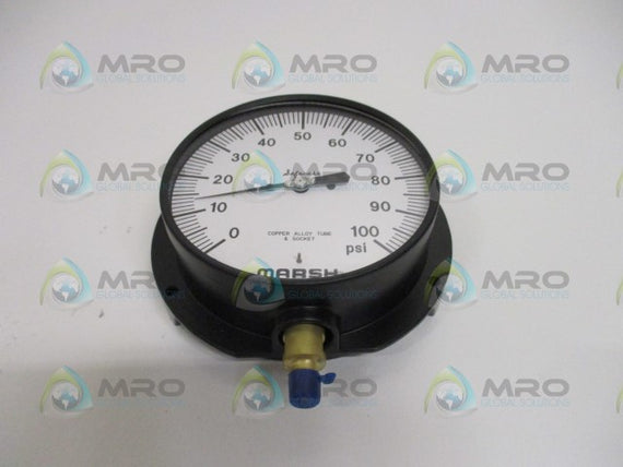 MARSH / BELLOFRAM P20048 PREESURE GAUGE 0/100 PSI *NEW IN BOX*