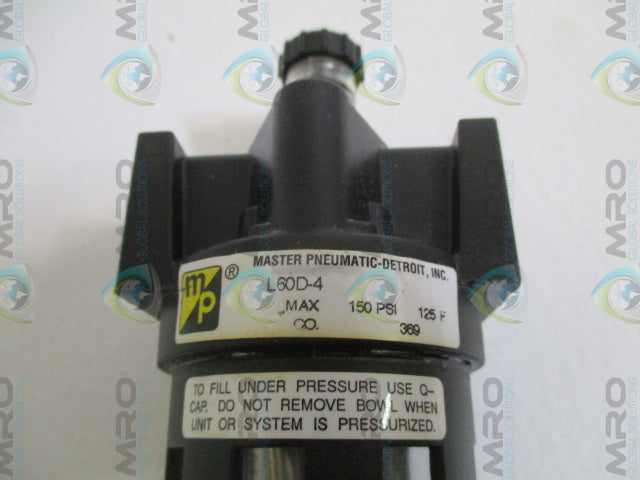 MASTER PNEUMATIC L60D-4 LUBRICATOR 1/2" *NEW IN BOX*