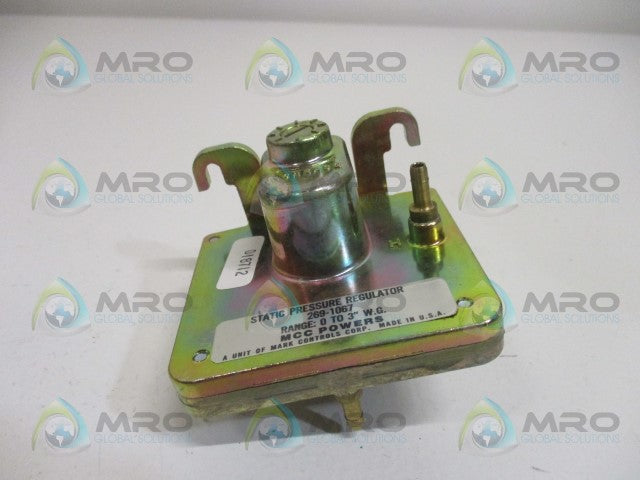 MCC POWERS 269-1067 STATIC PRESSURE REGULATOR 0-3" WG *NEW IN BOX*