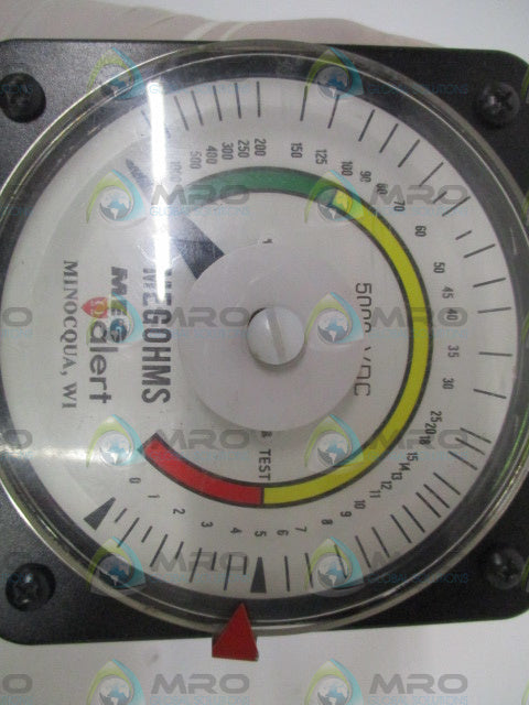 MEG ALERT GP7000-5 TEXMATE DIGITAL METER 5000VDC MEGOHMS *USED*