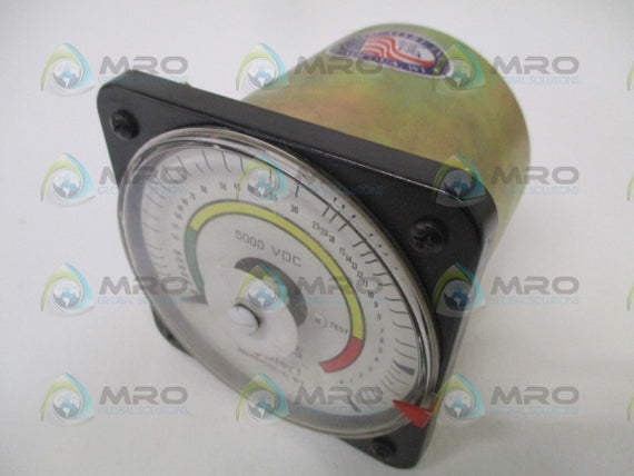 MEG ALERT GP7000-5 TEXMATE DIGITAL METER 5000VDC MEGOHMS *USED*
