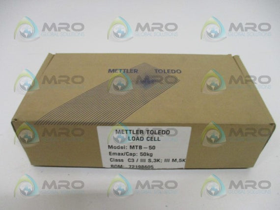 METTLER TOLEDO 71201557 LOAD CELL 50kg MTB-50 *NEW IN BOX*