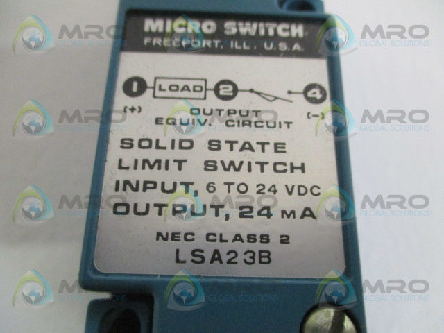 MICROSWITCH LSA23B SOLID STATE LIMIT SWITCH *NEW IN BOX*