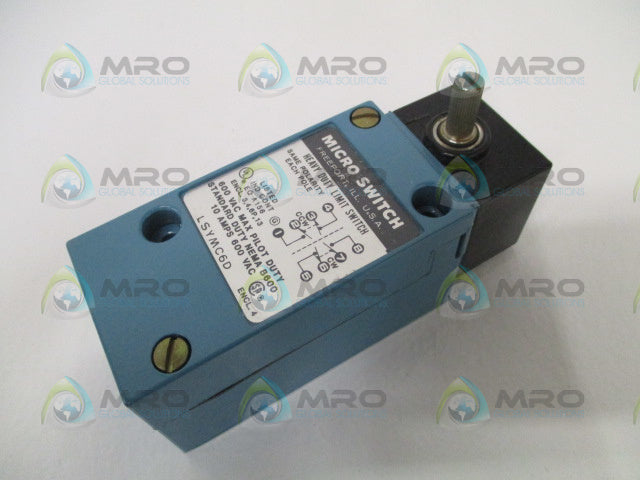 MICROSWITCH LSYMC6D LIMIT SWITCH *NEW NO BOX*