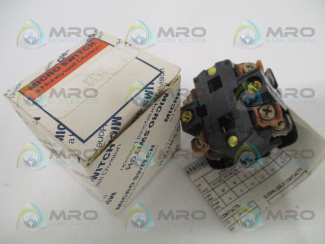 MICROSWITCH PTCC CONTACT BLOCK *NEW IN BOX*