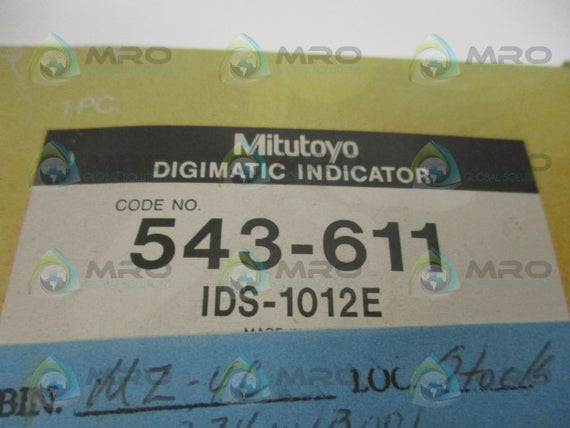 MITUTOYO IDS-1012E 543-611 DIGIMATIC INDICATOR *NEW IN BOX*