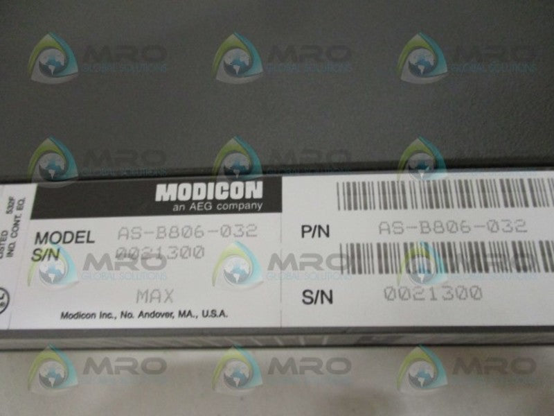 AEG MODICON AS-B806-032 OUTPUT MODULE *NEW IN BOX*