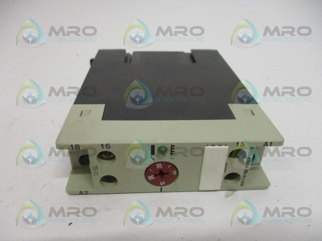 KLOCKNER MOELLER TE11-30 TIME DELAY RELAY 30 SEC. *NEW NO BOX*