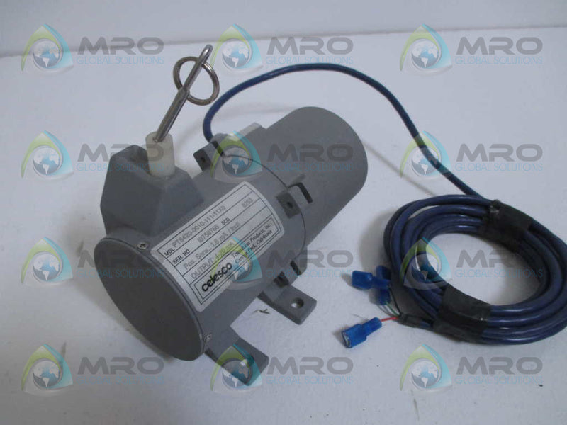CELESCO PT8420-0010-111-11X0 CABLE EXTENSION TRANSDUCER *USED*