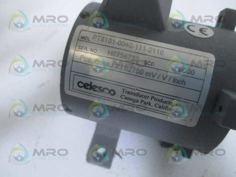 CELESCO PT8101-0040-111-2110 CABLE EXTENSION TRANSDUCER *NEW NO BOX*