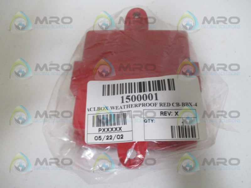INDUSTRIAL MRO CB-BBX-4 ACL BOX * NEW IN FACTORY BAG *