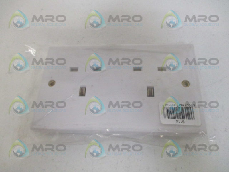 INDUSTRIAL MRO B11U DOUBLE OUTLET * NEW IN FACTORY BAG *