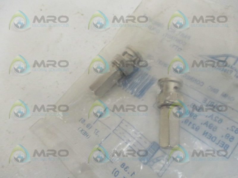 ALLEN TEL GBNC60-T CONNECTOR (PKG OF 2) * NEW IN FACTORY BAG *
