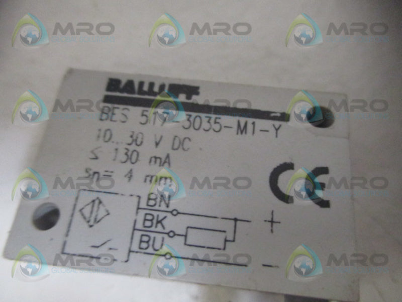 BALLUFF BES517-3035-M1-Y PROXIMITY SENSOR 10-30 VDC *NEW NO BOX*