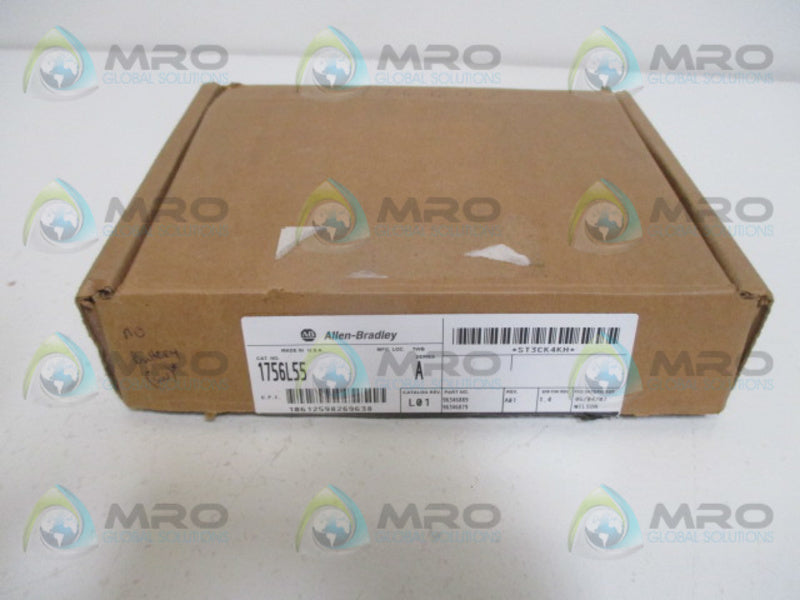ALLEN BRADLEY LOGIX 5555 1756-L55 SER. A F/W 1.4 (AS PICTURED) *NEW IN BOX*