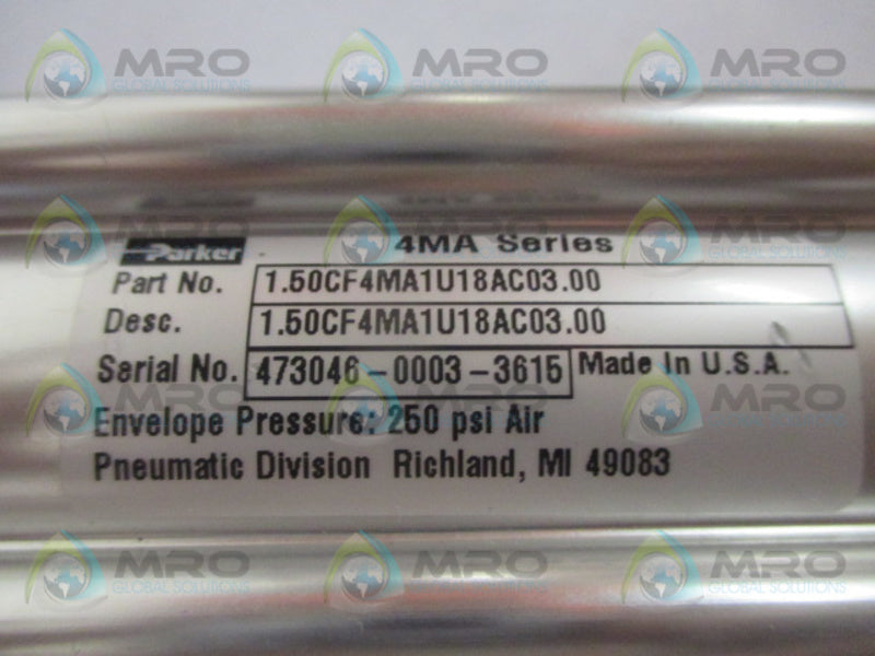 PARKER 1.50CF4MA1U18AC03.00 CYLINDER *NEW NO BOX*