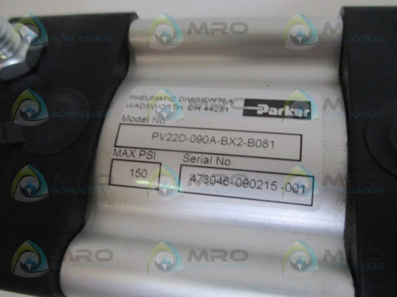 PARKER PV22D-090A-BX2-B081 ROTARY ACTUATOR *NEW NO BOX*