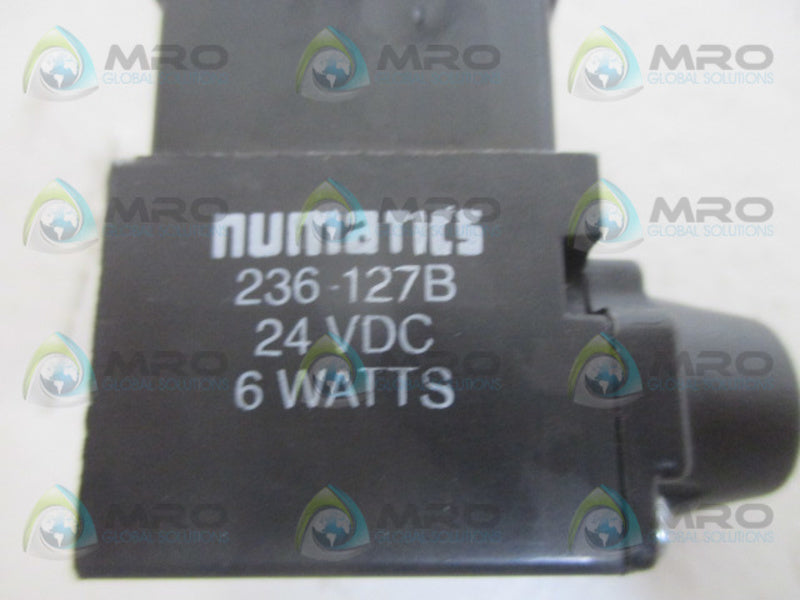NUMATICS 236-127B COIL 24VDC *NEW NO BOX*