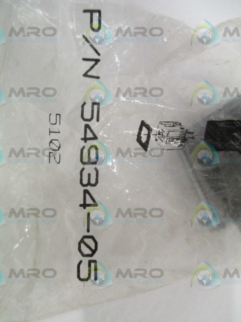 NORGREN 54934-05 SOLENOID VALVE CONNECTOR *NEW IN FACTORY BAG*