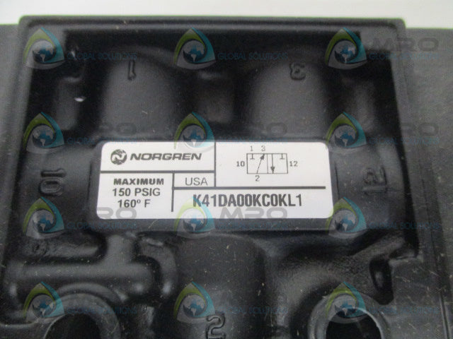NORGREN K41DA00KC0KL1 LEVER OPERATED END CAP VALVE *NEW IN BOX*