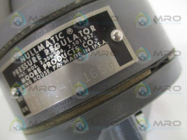 MOORE NULLMATIC 40-100 14870-7/16SG PRESSURE REGULATOR *NEW NO BOX*