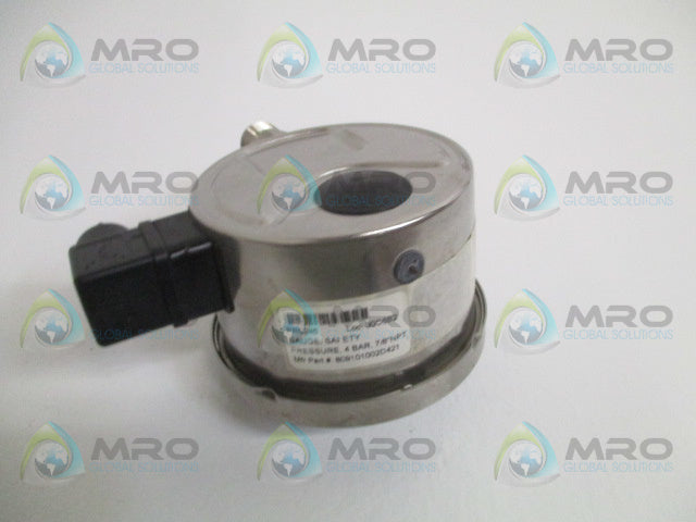 NUOVA FIMA 02S SANITARY PRESSURE GAUGE 0-4 BAR *NEW NO BOX*