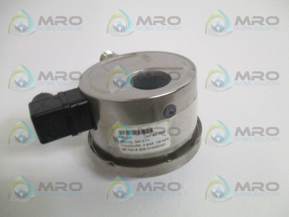NUOVA FIMA 02S SANITARY PRESSURE GAUGE 0-4 BAR *NEW NO BOX*