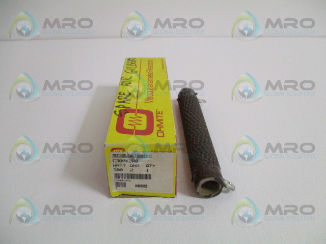 OHMITE C300K2R0 LUG RESISTOR 2 OHMS *NEW IN BOX*