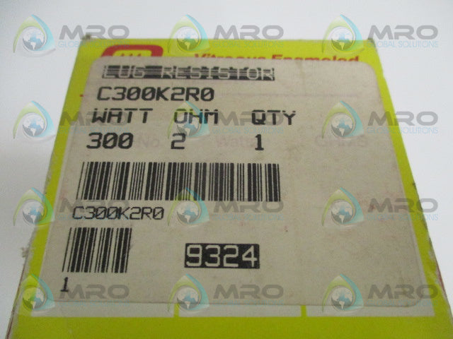 OHMITE C300K2R0 LUG RESISTOR 2 OHMS *NEW IN BOX*