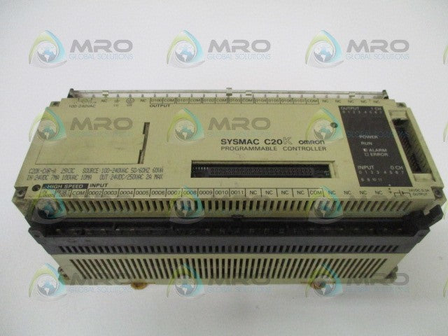 OMRON SYSMAC C20K-CAR-A PROGRAMMABLE CONTROLLER *USED*