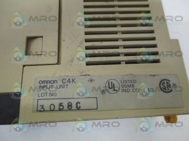OMRON SYSMAC C4K-ID PROGRAMMABLE CONTROLLER *USED*