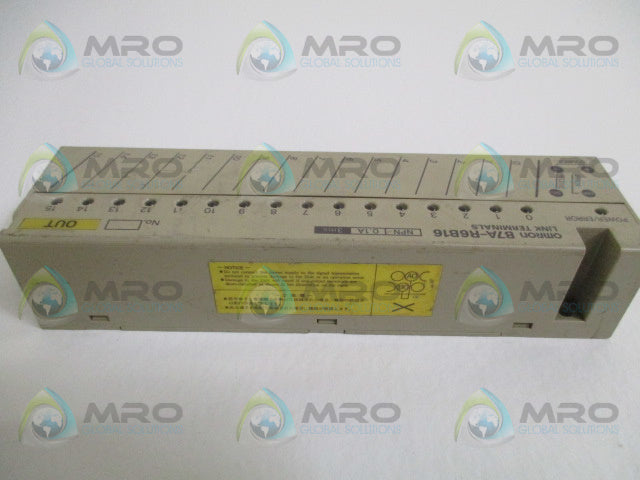 OMRON B7A-R6B16 LINK TERMINAL MODULE *USED*