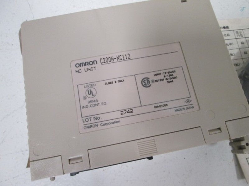 Omron C200HNC112   NSFP ** GENUINE ** C200H NC112