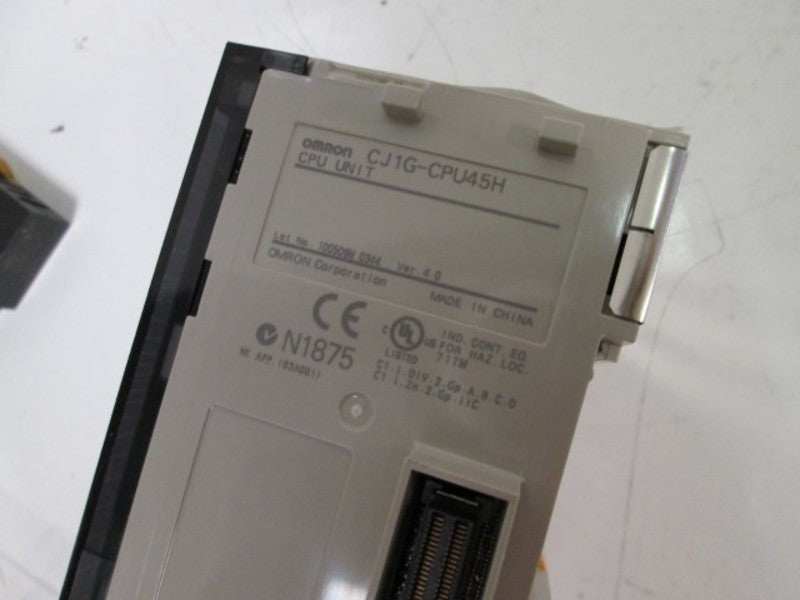 Omron CJ1GCPU45H NSFP ** GENUINE **   CJ1G CPU45H VER. 4.0