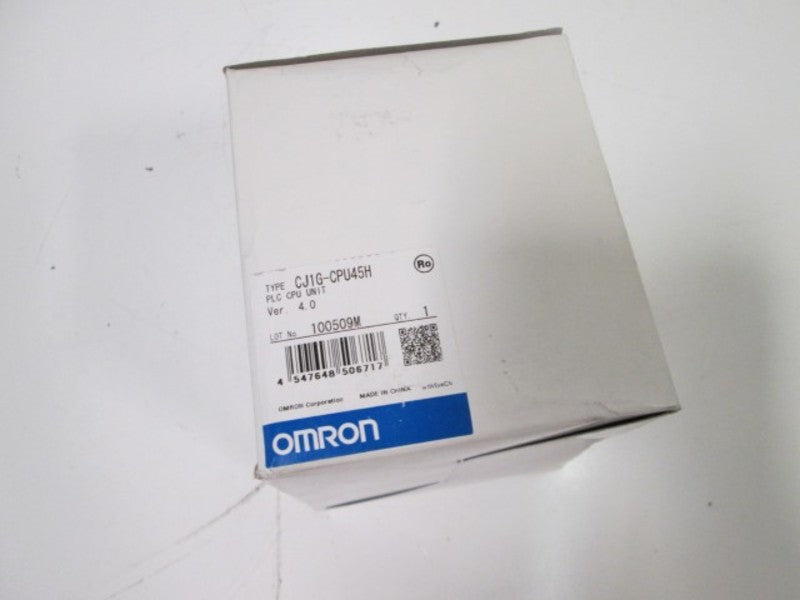 Omron CJ1GCPU45H NSFP ** GENUINE **   CJ1G CPU45H VER. 4.0