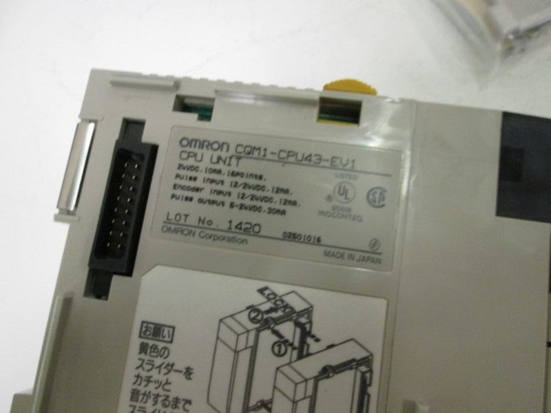 Omron CQM1CPU43EV1  NSFP ** GENUINE ** CQM1 CPU43 EV 1