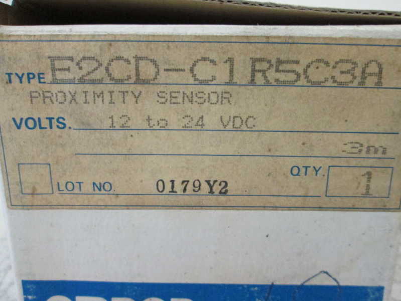 Omron E2CDC1R5C3A NSFP ** GENUINE ** 12 TO 24VDC    E2CDC1R5C3A